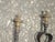Vintage French Country Black Wrought Iron Set of Two Fireplace Tools For Sale - Image 12 of 15
