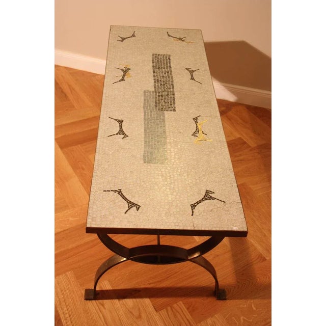 Mid-Century Modern Mid-Century French Mosaic Coffee Table, 1950s For Sale - Image 3 of 6
