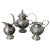 Chinese Export Silver Tea or Coffee Service by ZeeSung - 3 Pieces For Sale - Image 13 of 13