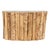 Petrified Wood Top Organic Teak Console Table For Sale - Image 12 of 14