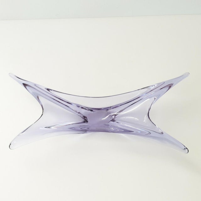 Lavender Vintage Murano Glass Trinket Tray, 1970s For Sale - Image 8 of 8