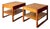 Mid 20th Century Founders Mid Century Teak Side Tables With Hidden Drawers For Sale