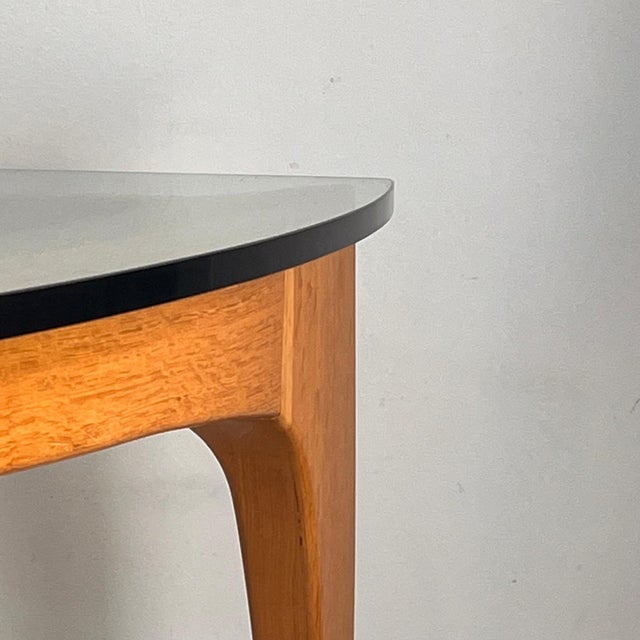 Poltronova Large Wood and Glass Dining Table by Prospero Rasulo for Poltronova, 1990s For Sale - Image 4 of 12