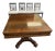 1940s French Antique Writing/Breakfast Table and Four Fine French Chairs For Sale