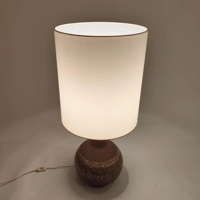 1960s Spanish Ceramic Table Lamp by ASO, 1960s For Sale - Image 5 of 11