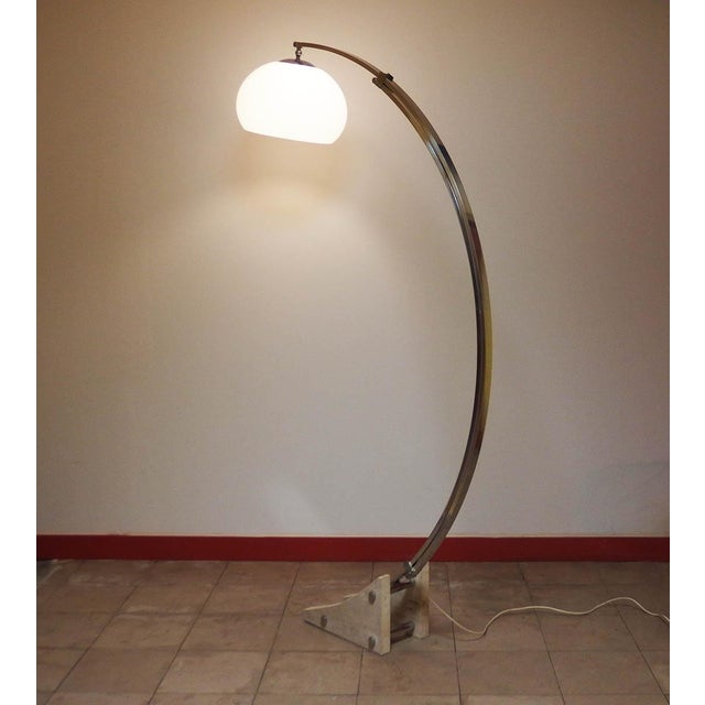 1970s Arc Floor Lamp by Harvey Guzzini, 1960s For Sale - Image 5 of 13
