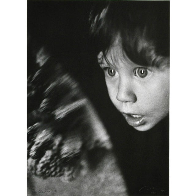 Gorgeous archival digital photograph, limited edition giclee by Graham Nash (American, b. 1942) of a Nash's first born son...