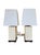 Lauren Ralph Lauren Cream Crackle Glaze Ceramic Table Lamps, Pair For Sale - Image 6 of 12