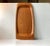 Large oblong serving tray made from teak veneer. Suitable as a bed serving tray due to its size and raised edges. It was...