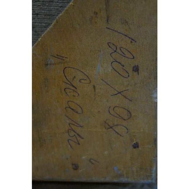 Blue Oil Painting Lonely at Sea For Sale - Image 8 of 9