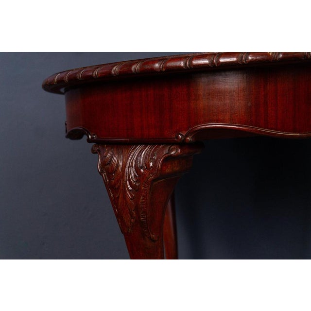 Extendable Dining Table in Mahogany and Pine For Sale - Image 3 of 18