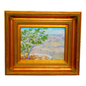 Vintage Frances Pierce Grand Canyon Oil Painting