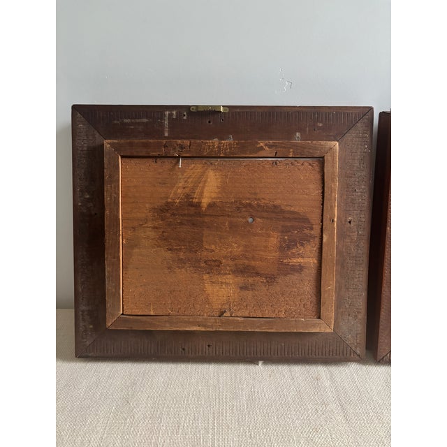 Pair Antique Eastlake Walnut & Gilt Picture Frame Fits 8x10 For Sale In San Diego - Image 6 of 10