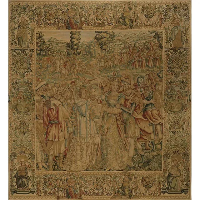1990s Celebration of Battle 16th Century Tapestry Recreation For Sale - Image 12 of 12