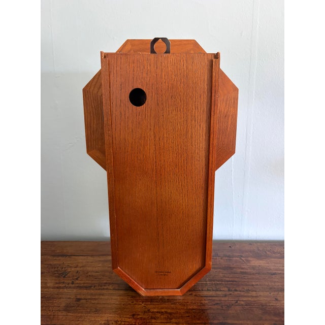 Brown Vintage Seth Thomas Regulator Wall Clock | Westminster Chime For Sale - Image 8 of 8