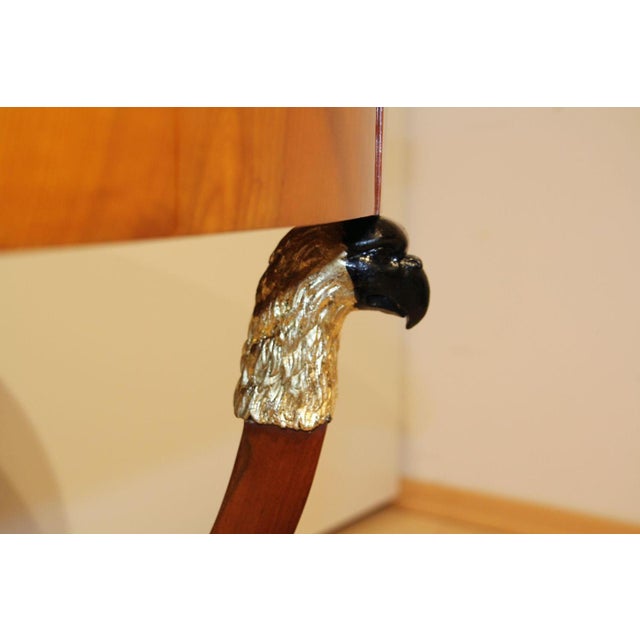 Biedermeier Cherry Veneer Gold-Leaf Center Table, Austria, 1820s For Sale - Image 11 of 18