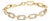 Gold Vermeil 1/10 Cttw Diamond Bold Paperclip Link Bracelet For Sale