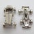 Vintage Italian Handmade Genuine Silver Racing Cars Miniature, 1970s, Set of 2 For Sale - Image 3 of 14