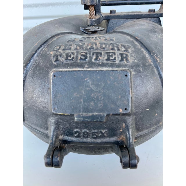 Early 20th Century Industrial Cast Iron Dairy Farm Milk Tester - Sculptural Artifact For Sale - Image 10 of 12