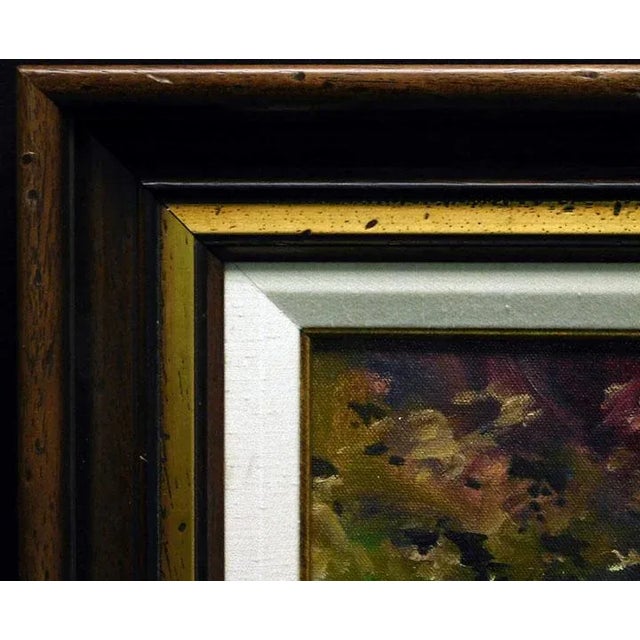 Robert Hagan "Swamped" Original Oil Painting of Horses in River Realistic Custom Framed For Sale - Image 4 of 6