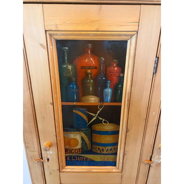 Antique 19th Century English Scrubbed Pine Cupboard For Sale - Image 9 of 12