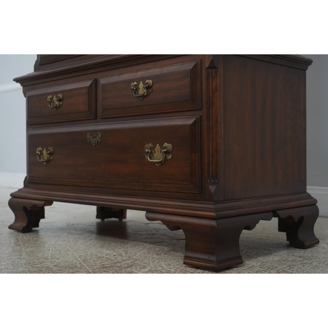 Pennsylvania House Cherry Chest on Chest Design High Chest For Sale In Philadelphia - Image 6 of 15
