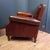 Art Deco Sheep Leather Club Armchair, 1950s For Sale - Image 4 of 15