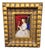 Unknown Artist, Portrait of Maria Ruthven von van Dyck, 1890s, Enameled, Framed For Sale