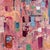 Abstract Patchwork Horizon 1 by Dominic Harman | Oil On Primed Paper Abstract landscape with colorful blocks. For Sale - Image 3 of 4