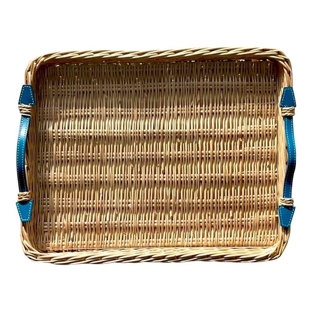Expertly woven in Europe just for us by award winning weavers. The handles are sewn in our workroom in New York using the...