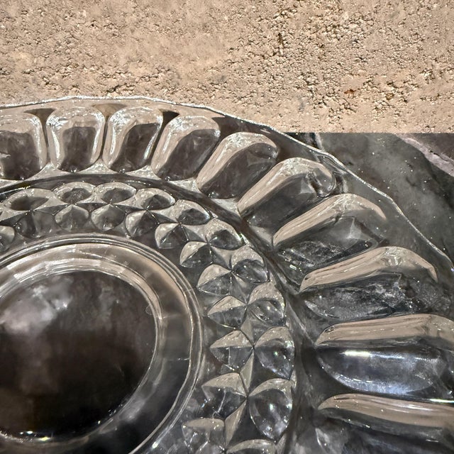 Vintage Modern Glass Cake Stand For Sale - Image 17 of 18