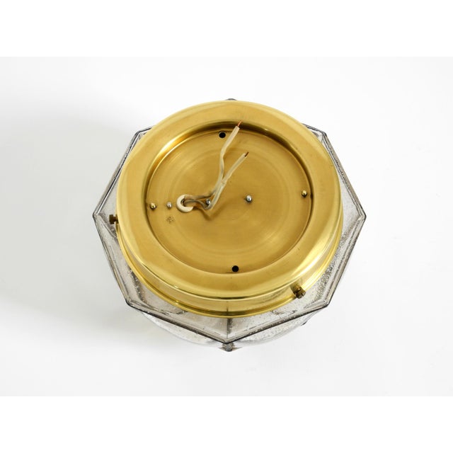 Vintage Glass Ceiling Lamp in Octagon Shape from Limburg, 1970s For Sale - Image 15 of 18