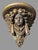 Pair Of Figural Cast Resin Hanging Wall Shelves with Winged Cupid Angel Heads In very nice original condition showing some...