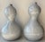 Gray Vintage Japanese Raku Crackle Glaze Studio Art Pottery Showa Period Gourd Shape Vases - A Pair For Sale - Image 8 of 17