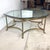1960s Neoclassical Brass and Glass Hoof Foot Coffee Table in the Style of La Barge For Sale - Image 12 of 18