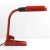 - Red desk lamp manufactured in Italy by Stilplast - Dates back to the 1980s - Height adjustable: 30 cm - Dimensions of...