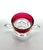 1950s 1950s Tiffin-Franciscan “King's Crown” Ruby Red Open Sugar Bowl & Creamer Set For Sale - Image 5 of 9