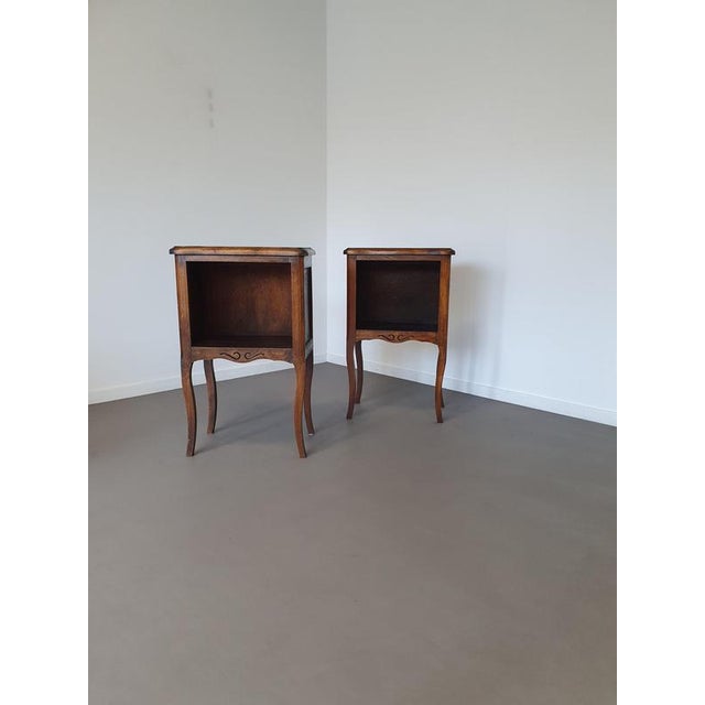 Farmhouse Nightstands, Set of 2 For Sale - Image 10 of 11