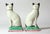 Mid 19th Century Pair of Staffordshire Pottery Seated Cats on Cushions For Sale - Image 5 of 12
