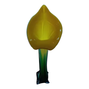 Vintage Yellow Jack in the Pulpit Calla Lilly Tall Decorative Vase