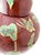 Vintage Ginger Jar Large Red Chinoiserie Lidded Jar With Leaf and Butterfly Design Made in Shanghai For Sale In Portland, ME - Image 6 of 11