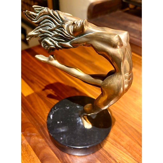 Bronze Vintage Bennett Bronze Sculpture From Sundance Collection For Sale - Image 8 of 13