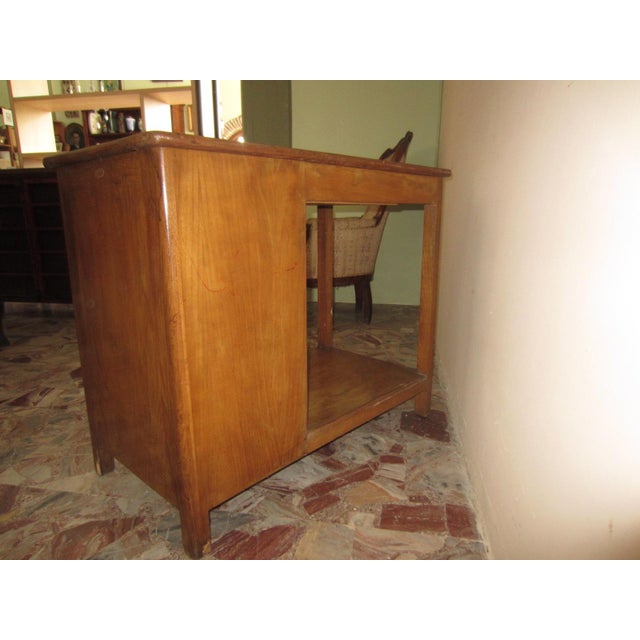 Vintage Wooden Dressing Table For Sale - Image 4 of 15