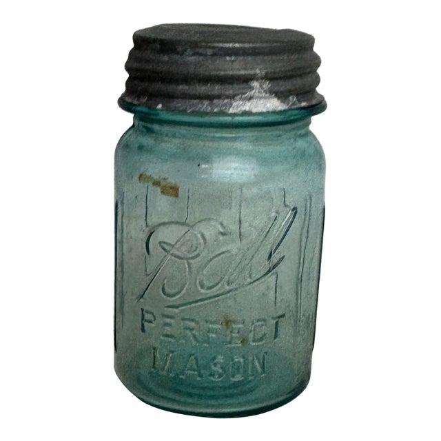 Small 1920s Ball Jar For Sale