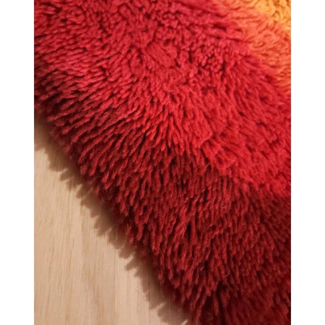 Tapestry attributed to Verner Panton for Vorwerk Rug, 1970s For Sale - Image 6 of 10