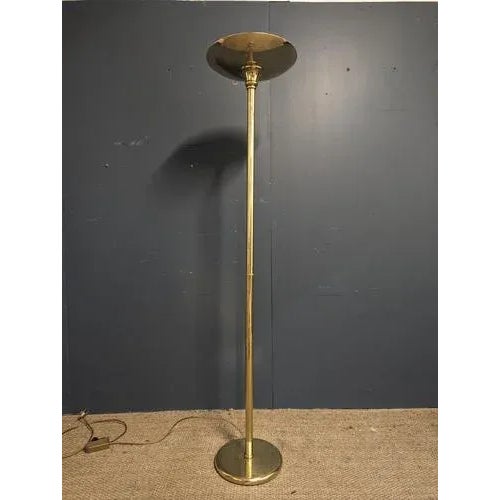 Brass Floor Lamp from Maison Le Dauphin For Sale - Image 4 of 6