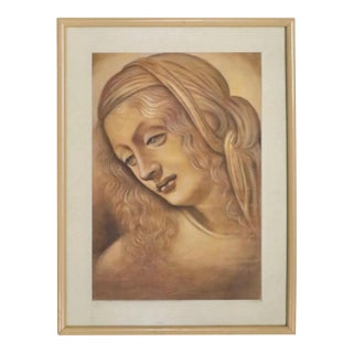 Mid 20th Century La Scapigliata - After Leonardo da Vinci For Sale