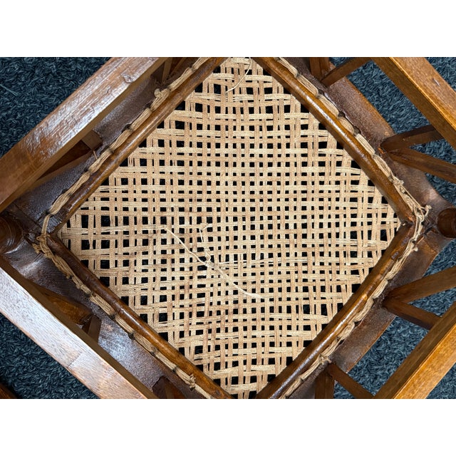 Early 20th Cent. Thebes Stools Attributed to Liberty & Co. - Set of 4 For Sale - Image 11 of 12