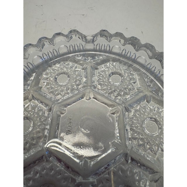 Italian Italian Mid-Century Pressed Glass Ashtray or Catchall, C. 1950s For Sale - Image 3 of 8