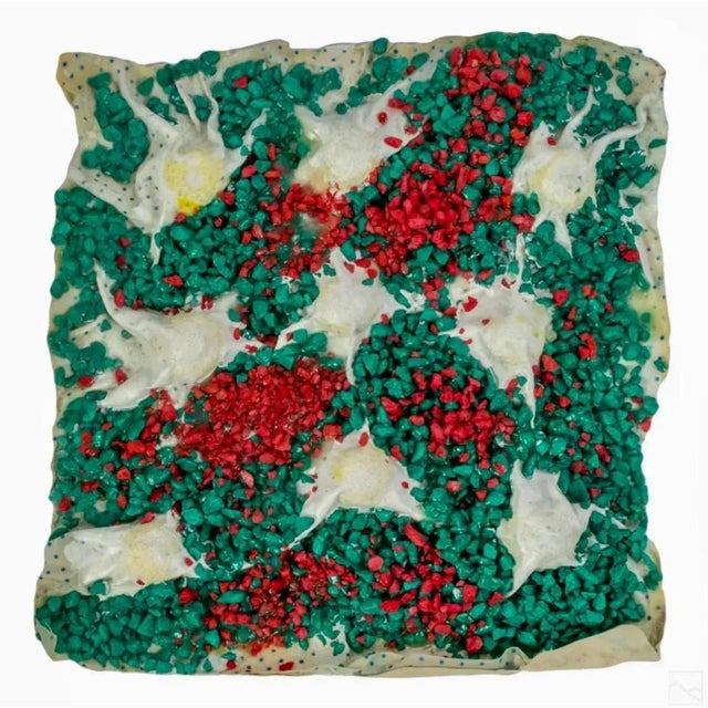 Thomas Nozkowski, Mixed Media Gravel Painting, Sculpture Abstract Expressionist Thomas Nozkowski, 1973 For Sale - Image 4 of 12